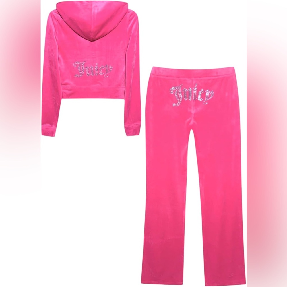 Juicy Couture Bling Velour Tracksuit